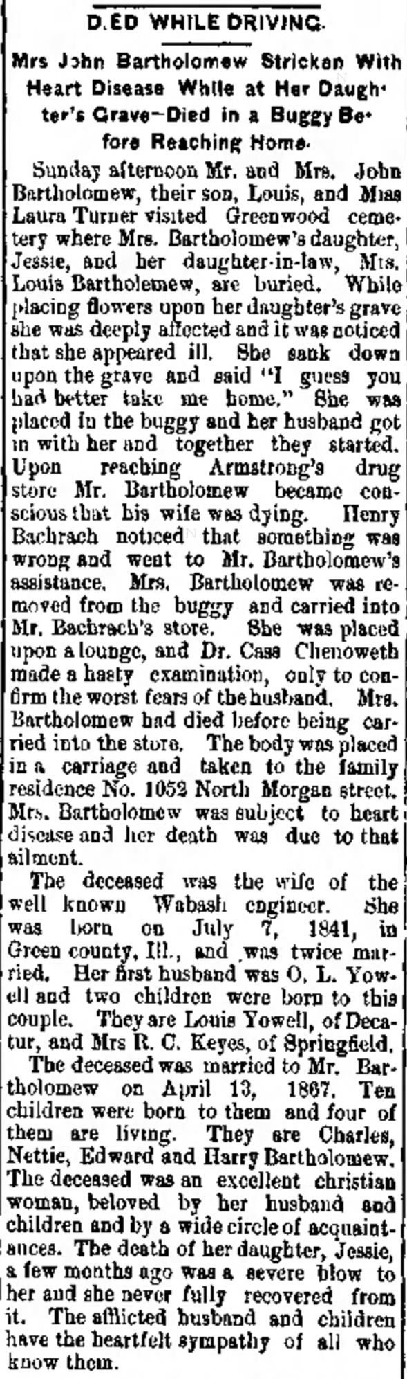 Clipping from The Herald-Despatch